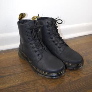SOLD Doc Martens Combs Black Wyoming Leather Casual Boot 9.5W/8M